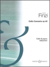チェロ協奏曲・Op.40（ジェラルド・フィンジ）（チェロ+ピアノ）【Cello Concerto Opus 40】
