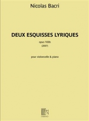 2つの抒情的スケッチ・Op.103（ニコラス・バクリ）（チェロ+ピアノ）【Deux Esquisses Lyriques Op. 103 For Violoncello And Piano】