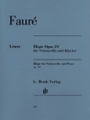 エレジー・Op.24（ガブリエル・フォーレ）（チェロ+ピアノ）【Élégie for Violoncello and Piano, Op. 24】