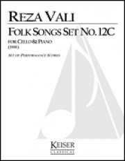 フォークソング・Set No. 12C（レザ・ワリー）（チェロ+ピアノ）【Folk Songs: Set No. 12C】