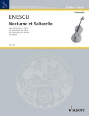 ノクターンとサルタレロ（ジョルジェ・エネスク）（チェロ+ピアノ）【Nocturne et Saltarello】