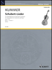 歌曲集・Op.117b・Vol.1（フランツ・シューベルト）（チェロ+ピアノ）【Lieder Op. 117b・25 Transcriptions for Cello and Piano – Vo】