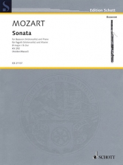 ソナタ・変ロ長調・Op.36・K. 292（モーツァルト）（チェロ+ピアノ）【Sonata for Bassoon (Violoncello) and Piano in B-flat Major】