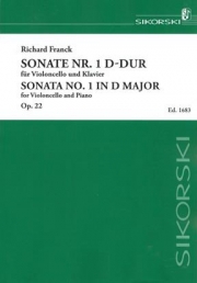 ソナタ・No.1・ニ長調・Op.22（リヒャルト・フランク）（チェロ+ピアノ）【Sonata No. 1 in D Major, Op. 22】