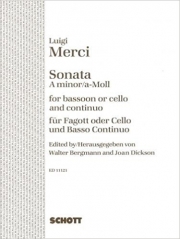ソナタ・イ短調・Op.3・No.6（ルイジ・メルチ）（チェロ+ピアノ）【Sonata in A Minor, Op. 3, No. 6】