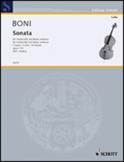 ソナタ・ハ長調・Op.1・No.10（ピエトロ・ジュゼッペ・ガエターノ・ボニ）（チェロ+ピアノ）【Sonata in C Major Op. 1 No. 10】