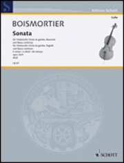 ソナタ・ホ短調・Op.26・No.4（ジョゼフ・ボダン・ド・ボワモルティエ）（チェロ+ピアノ）【Sonata in E Minor Op. 26, No. 4】