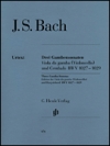 ヴィオラ・ダ・ガンバとハープシコードのためのソナタ・BWV 1027-1029（バッハ）（チェロ+ピアノ）【Sonatas for Viola da Gamba and Harpsichord BWV 1027-1029】