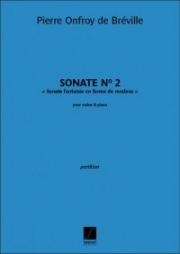 ソナタ・ニ短調（ピエール・ド・ブレヴィル）（チェロ+ピアノ）【Sonate on Re Mineur】