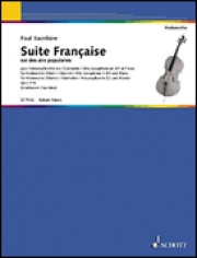 フランス組曲・Op.114（ポール・バズレール）（チェロ+ピアノ）【Suite Francaise Op. 114】