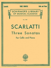 3つのソナタ（アントニオ・スカルラッティ）（チェロ+ピアノ）【Three Sonatas】