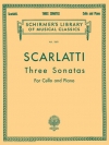 3つのソナタ（アントニオ・スカルラッティ）（チェロ+ピアノ）【Three Sonatas】