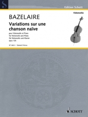 Variations sur une chanson naive, Op. 125（ポール・バズレール）