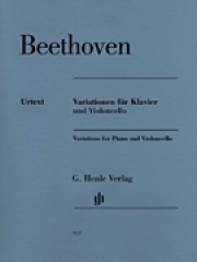 ピアノとチェロの為の変奏曲（ベートーヴェン）（チェロ+ピアノ）【Variations for Piano and Violoncello】
