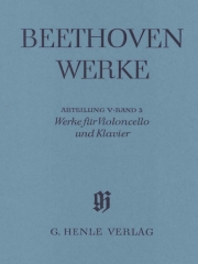ピアノとチェロの為の作品・Vol.3（ベートーヴェン）（チェロ+ピアノ）【Works for Piano and Cello, Volume III】