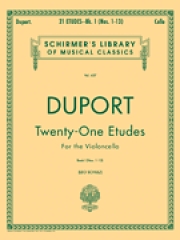 21のエチュード・Book 1（ジャン＝ピエール・デュポール）（チェロ）【21 Etudes – Book 1】