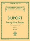 21のエチュード・Book 1（ジャン＝ピエール・デュポール）（チェロ）【21 Etudes – Book 1】