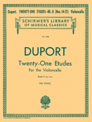 21のエチュード・Book 2（ジャン＝ピエール・デュポール）（チェロ）【21 Etudes – Book 2】