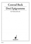 3つのエピグラム（コンラート・ベック）（チェロ）【3 Epigrams】