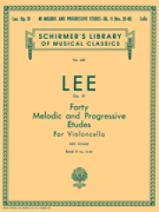 40の旋律的で発展的な練習曲・Op.31・Book 2（ゼバスティアン・リー）（チェロ）【40 Melodic and Progressive Etudes, Op. 31 – Book 2】