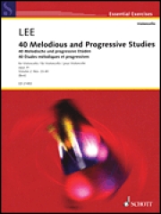 40の旋律的で発展的な練習曲・Op.31・Volume 2（ゼバスティアン・リー）（チェロ）【40 Melodious and Progressive Studies, Op. 31・Volume 2】