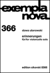 想い出（Slawa Ulanowski）（チェロ）【Erinnerungen】