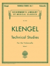 チェロの為の技術的練習曲・Vol.1（ユリウス・クレンゲル）（チェロ）【Technical Studies for the Violoncello, Volume 1】