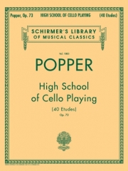 チェロ演奏の高等課程・Op.73（ダーヴィト・ポッパー）（チェロ）【High School of Cello Playing, Op. 73】