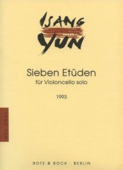 Sieben Etüden (1993)（ユン・イサン）（チェロ）