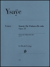 チェロ・ソロの為のソナタ・Op.28（ウジェーヌ・イザイ）（チェロ）【Sonata for Violoncello Solo Op. 28】