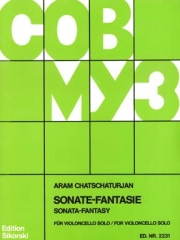 ソロ・チェロの為のソナタ・ファンタジー（アラム・ハチャトゥリアン）（チェロ）【Sonate Fantasie for Solo Cello】