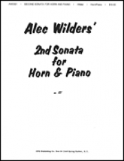 ホルンとピアノの為のソナタ・No.2（アレック・ワイルダー）（ホルン+ピアノ）【Sonata No. 2 for Horn and Piano】
