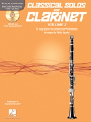 クラリネットの為のクラシカル・ソロ曲集・Vol.2（クラリネット）【Classical Solos for Clarinet, Vol. 2】