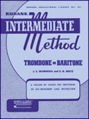 ルバンク中級バリトン教本（ユーフォニアム）【Rubank Intermediate Method – Trombone or Baritone】