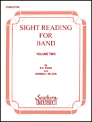 バンドの為の初見練習・Book2　(Trombone 1)（トロンボーン ）【Sight Reading for Band, Book 2】