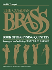 カナディアン・ブラス・トランペット初級5重奏　（1st Trumpet）（トランペット）【The Canadian Brass Book of Beginning Quintets】