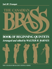 カナディアン・ブラス・トランペット初級5重奏　（2nd Trumpet）（トランペット）【The Canadian Brass Book of Beginning Quintets】