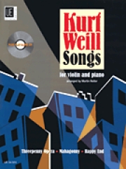クルト・ヴァイル曲集（ヴァイオリン）【Kurt Weill Songs・Play-Along】