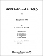 モデラート＆アレグロ(サックス三重奏)【Moderato and Allegro Saxophone Trio】