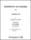 モデラート＆アレグロ(サックス三重奏)【Moderato and Allegro Saxophone Trio】