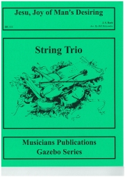 主よ人の望みの喜びよ（バッハ） (弦楽三重奏)【Jesu, Joy of Man's Desiring】
