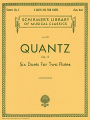 2本のフルートの為の6つのデュエット・Op.2 (ヨハン・ヨアヒム・クヴァンツ)   (フルートニ重奏)【6 Duets for Two Flutes, Op. 2】