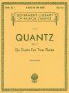 2本のフルートの為の6つのデュエット・Op.2 (ヨハン・ヨアヒム・クヴァンツ)   (フルートニ重奏)【6 Duets for Two Flutes, Op. 2】