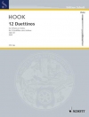 12の二重奏曲 (ジェイムズ・フック)   (フルートニ重奏)【12 Duettinos, Op. 42】