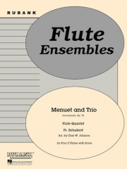 メヌエットとトリオ  (フランツ・シューベルト)  (フルート四重奏)【Menuet and Trio (from Sonata, Op. 78)】