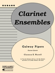 ゴールウェイの笛吹き  (クラレンス・ハレル)　(クラリネット四重奏)【Galway Pipers】