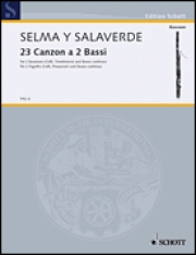 2本のバスーンの為のカンツォーネ23曲集　(バスーン二重奏)【23 Canzones for Two Bassoons】