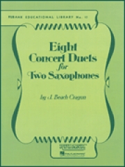2本のサクソフォーンの為の8つの演奏会用デュエット   (サックスニ重奏)【Eight Concert Duets for Two Saxophones】