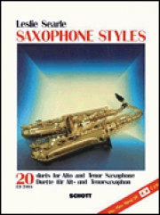 サクソフォーン・スタイル・20曲集 (サックスニ重奏)【Saxophone Styles – 20 Duets】