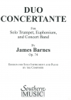 トランペットとユーフォニアムのための小協奏曲・OP.74（ジェイムズ・バーンズ） (金管ニ重奏+ピアノ）【Duo Concertante Op.74】